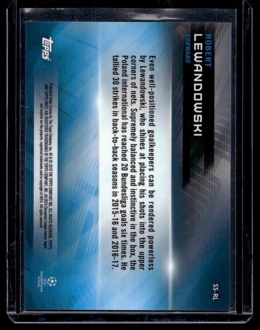 2018-19 Topps Finest UCL - Standout Strikers - Robert Lewandowski #SS-RL