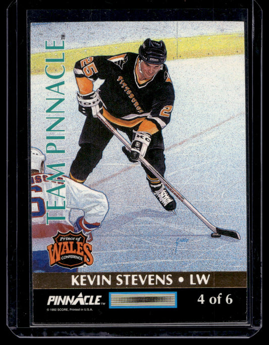 1992-93 Pinnacle - Team Pinnacle - Pavel Bure / Kevin Stevens #4