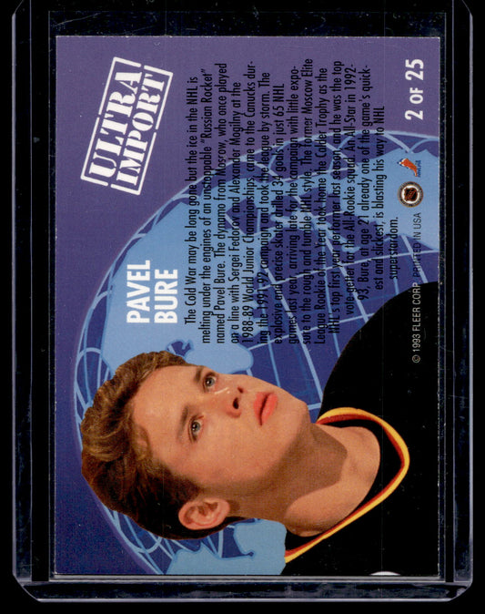 1992-93 Fleer Ultra - Ultra Imports - Pavel Bure #2