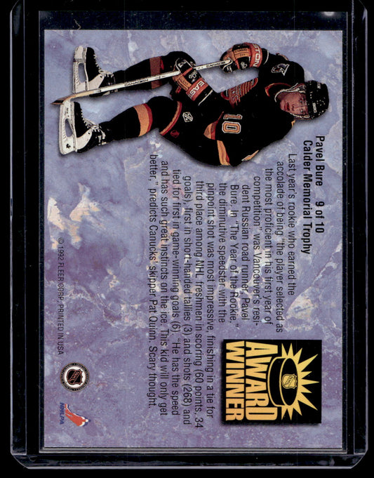 1992-93 Fleer Ultra - Award Winner - Pavel Bure #9
