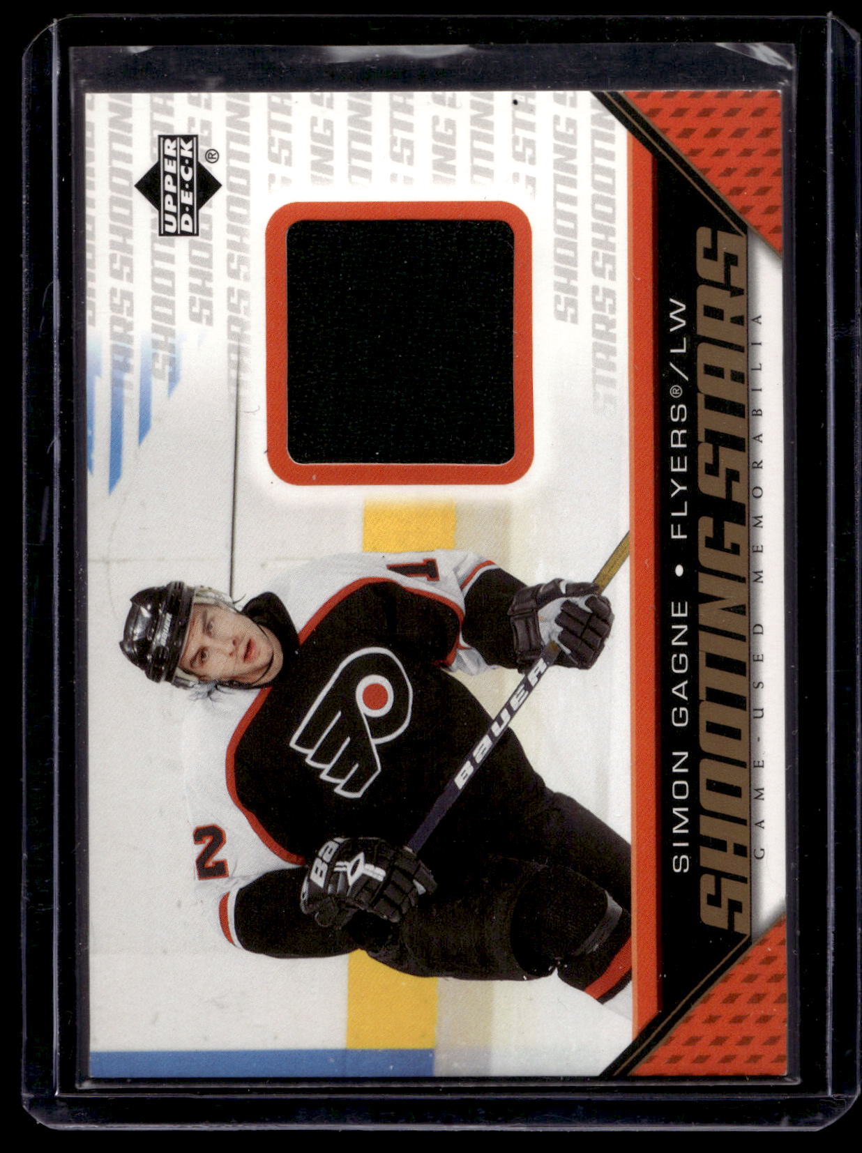 2005-06 Upper Deck - Shooting Stars Game-Used Memorabilia - Simon Gagne #S-SG