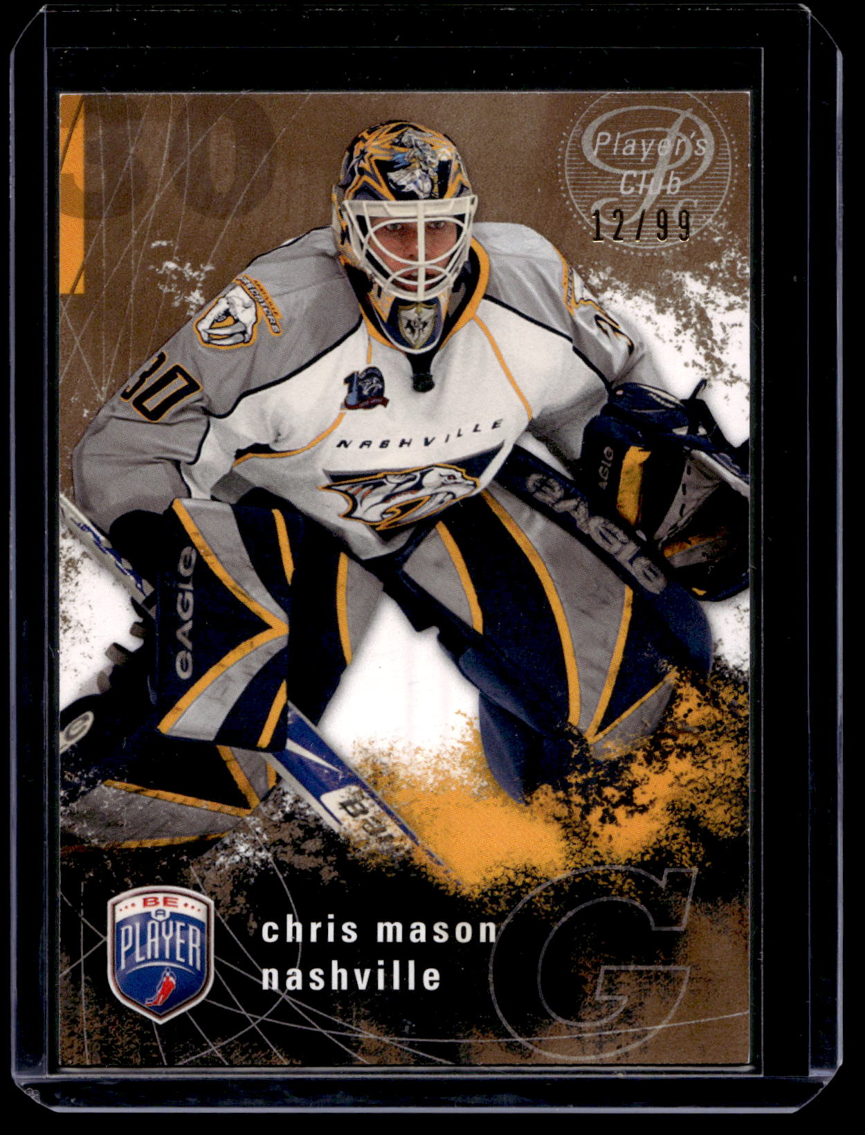 2007-08 Upper Deck Be a Player - Player's Club - Chris Mason #110 /99