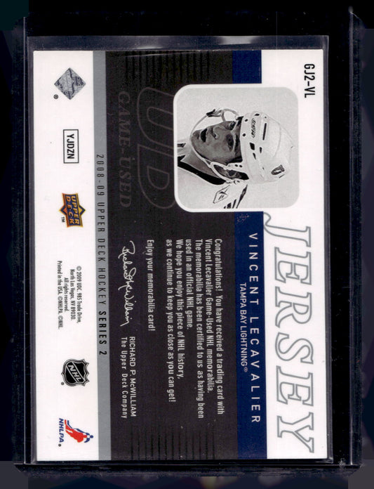 2008-09 Upper Deck - UD Game Jersey Series 2 - Vincent Lecavalier #GJ2-VL