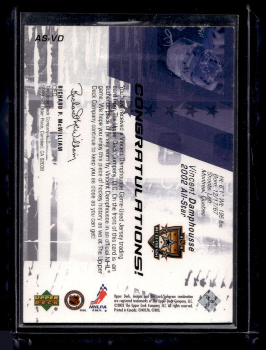 2002-03 Upper Deck - All-Star Performers - Vincent Damphousse #AS-VD