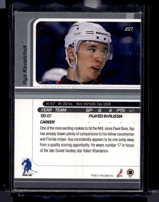 2001-02 In the Game Be A Player Signature Series - Ilya Kovalchuk #207 RC