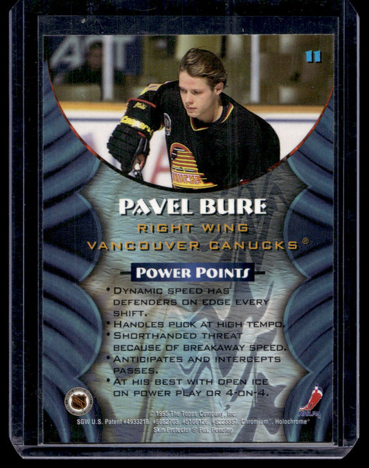 1994-95 Topps Finest - Bowman's Best Veterans - Refractor - Pavel Bure #11