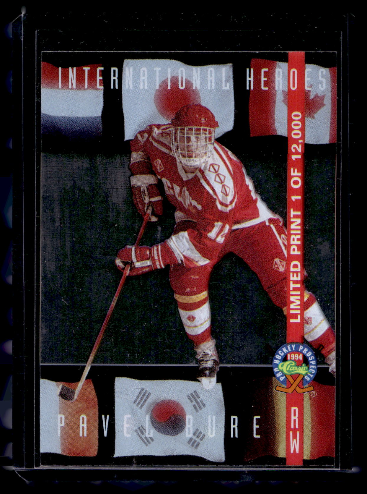 1994 Classic Pro Hockey Prospects - International Heroes - Pavel Bure #LP22 /12000