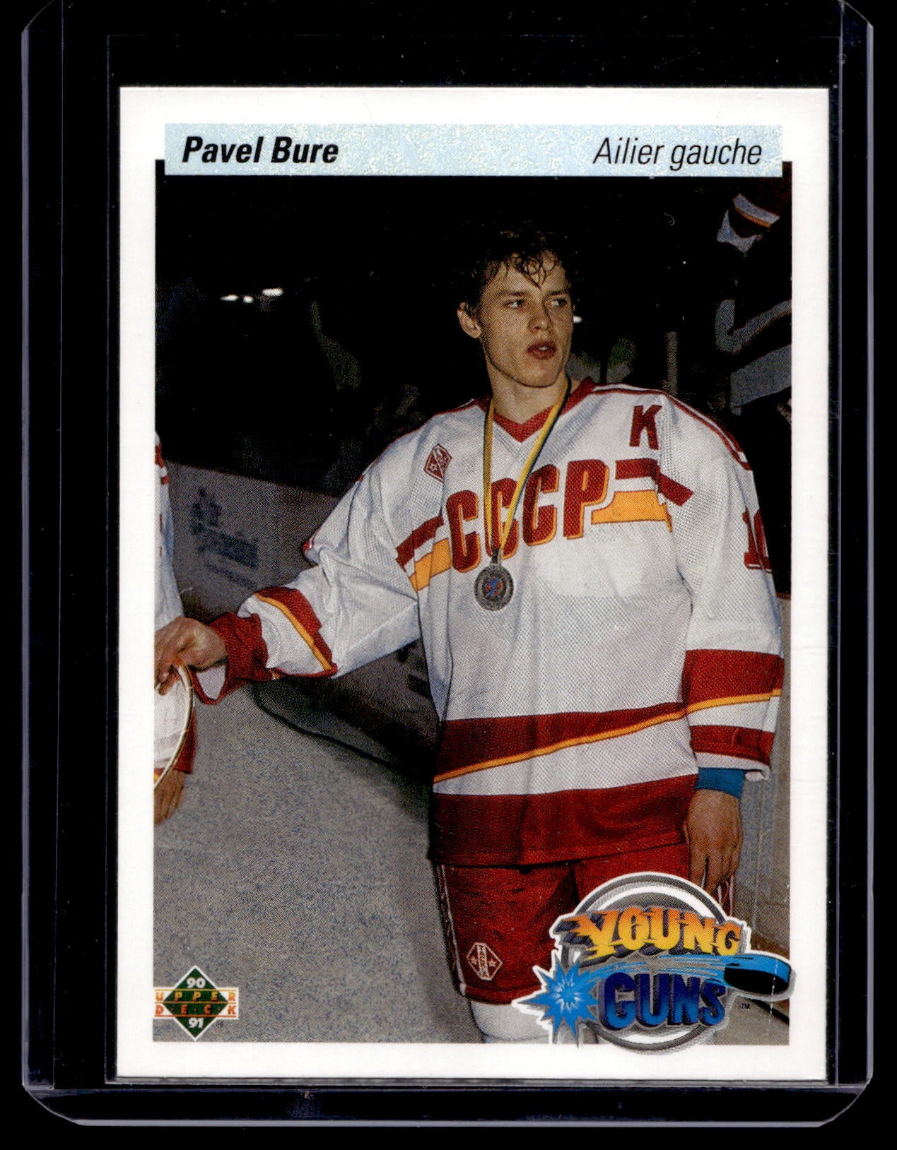 1990-91 Upper Deck - French - Young Guns - Pavel Bure #526 RC