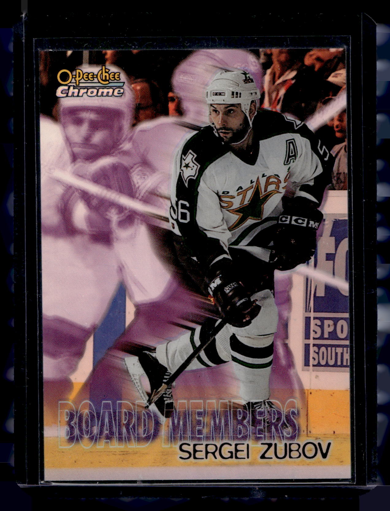 1998-99 O-Pee-Chee Chrome - Board Members - Refractor - Sergei Zubov #B7