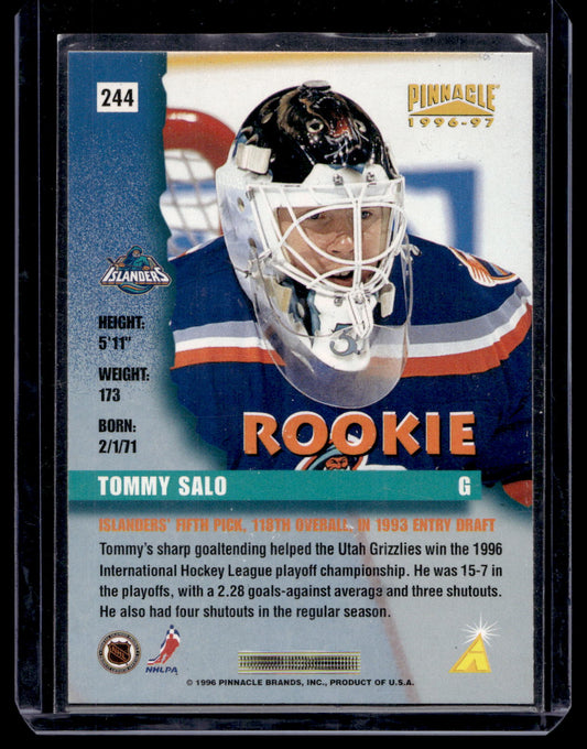 1996-97 Pinnacle - Artist's Proof - Tommy Salo #244