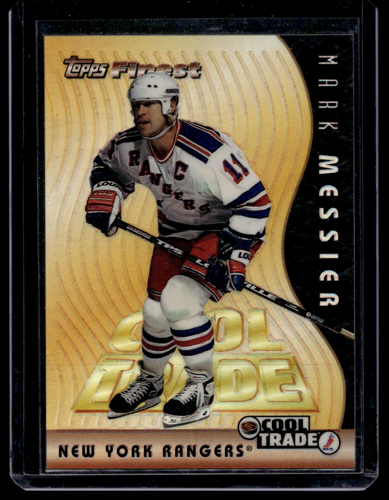 1995-96 NHL Cool Trade - Redemption Refractor - Topps Finest - Mark Messier #5