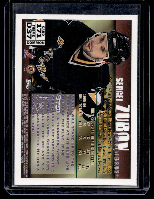 1995-96 Topps Finest - Refractor - Sergei Zubov #171