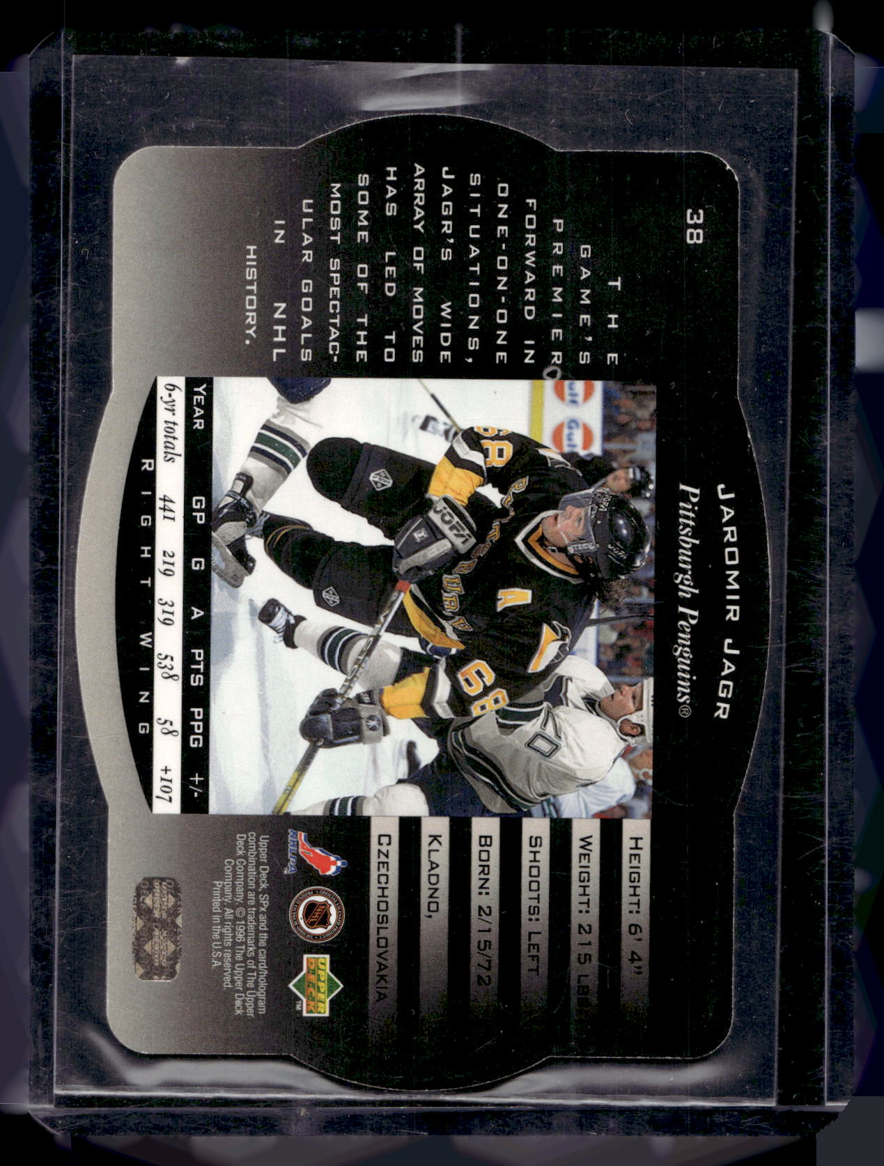 1996-97 Upper Deck SPx - Jaromir Jagr #38