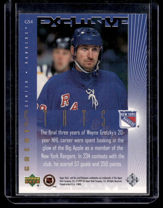 1999 Upper Deck Gretzky Living Legend - Great Stats - Wayne Gretzky #GS4
