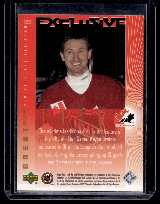 1999 Upper Deck Gretzky Living Legend - Great Stats - Wayne Gretzky #GS5