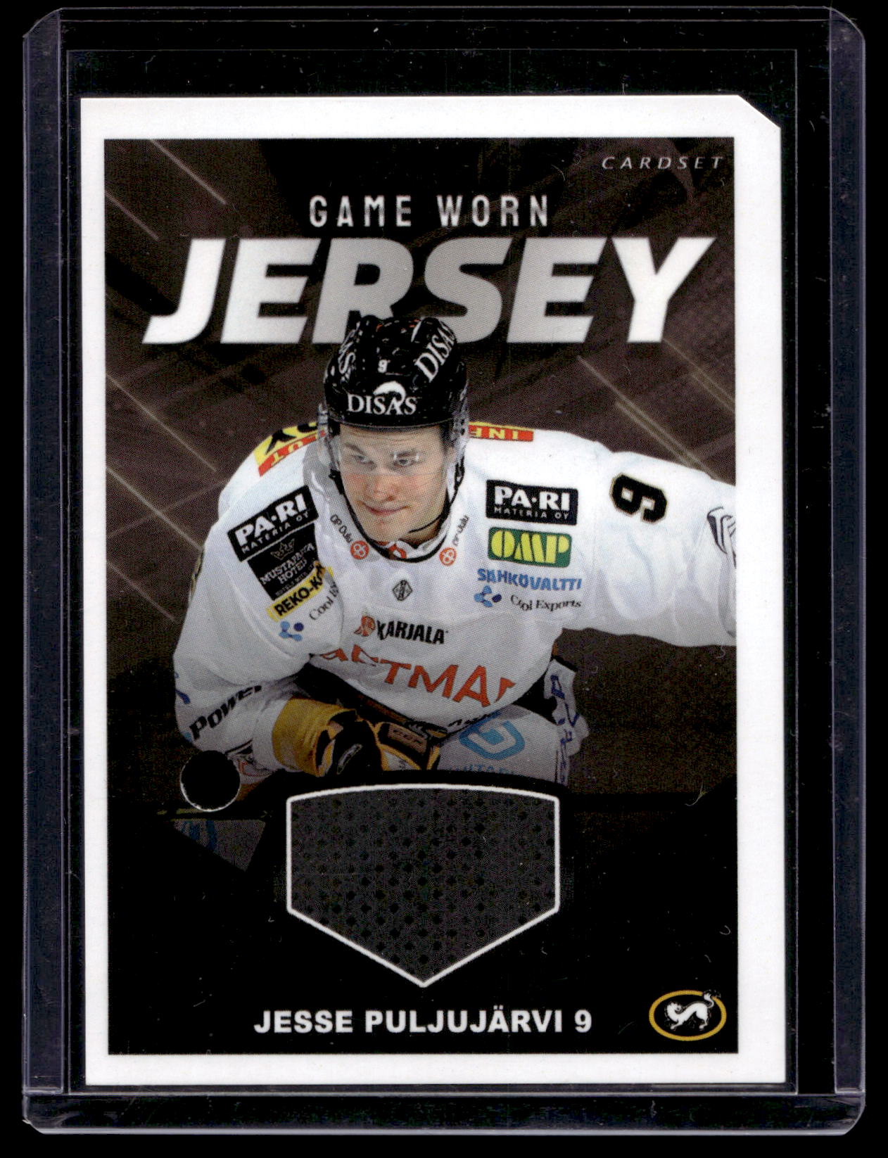 2019-20 Cardset - Game Worn Jersey - Jesse Puljujarvi /128