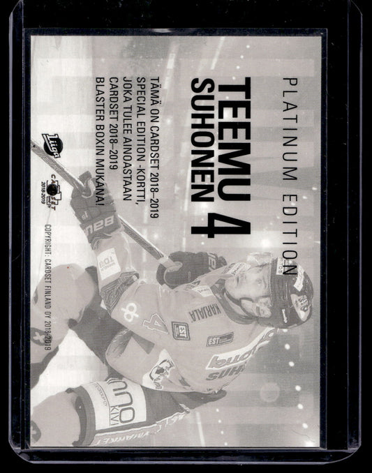 2018-19 Cardset - Limited Edition 2018 Series 2 - Teemu Suhonen