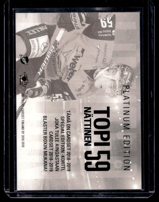 2018-19 Cardset - Limited Edition 2018 Series 1 - Topi Nättinen