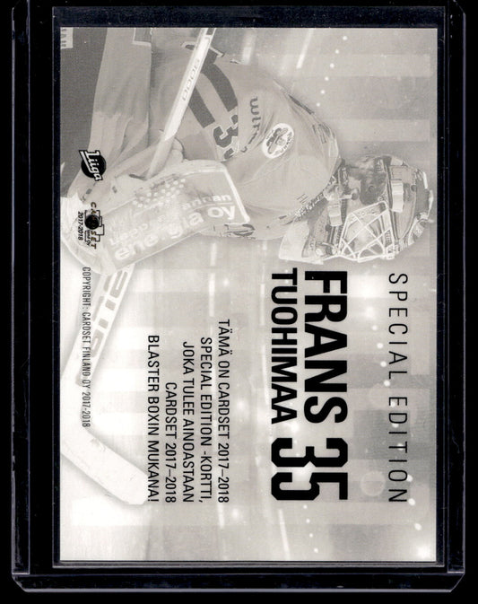 2017-18 Cardset - Limited Edition Series 2 - Frans Tuohimaa