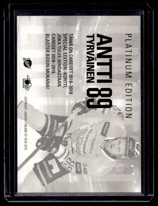 2018-19 Cardset - Limited Edition 2018 Series 1 - Antti Tyrväinen