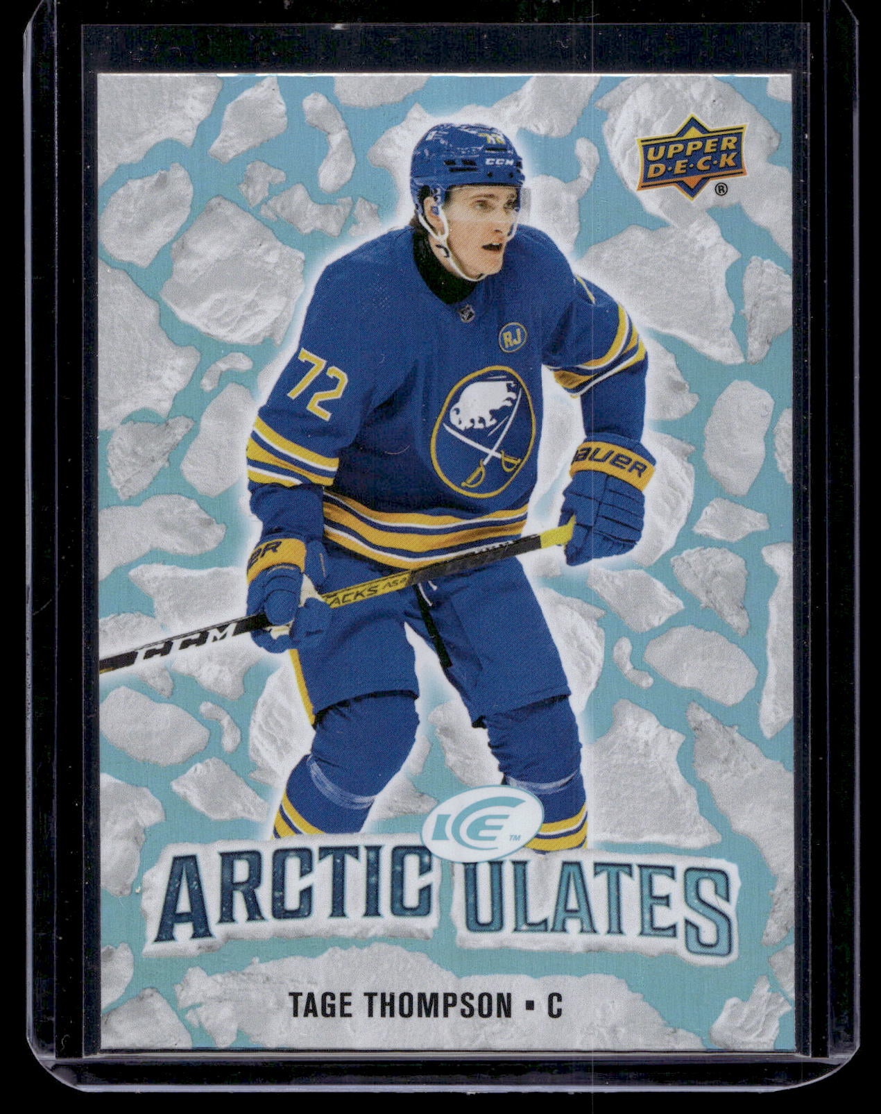 2024-25 Upper Deck Ice - Arctic Ulates - Tage Thompson #AT-4