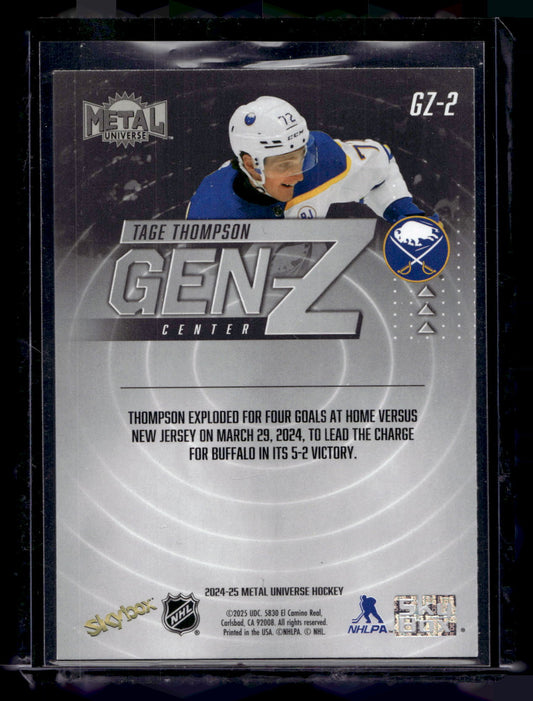 2024-25 Skybox Metal Universe - Gen Z - Tage Thompson #GZ-2