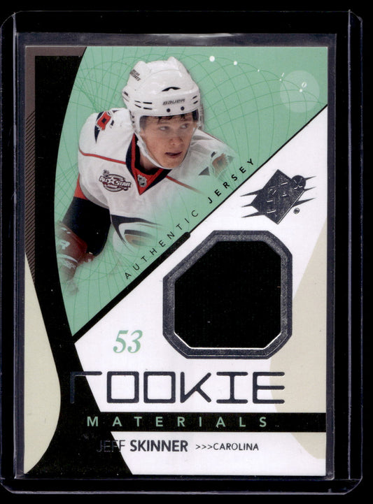2010-11 Upper Deck SPx - Rookie Materials - Jeff Skinner #RM-JS RY