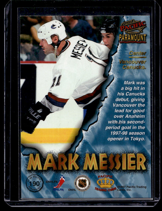 1997-98 Pacific Paramount - Silver - Mark Messier #190