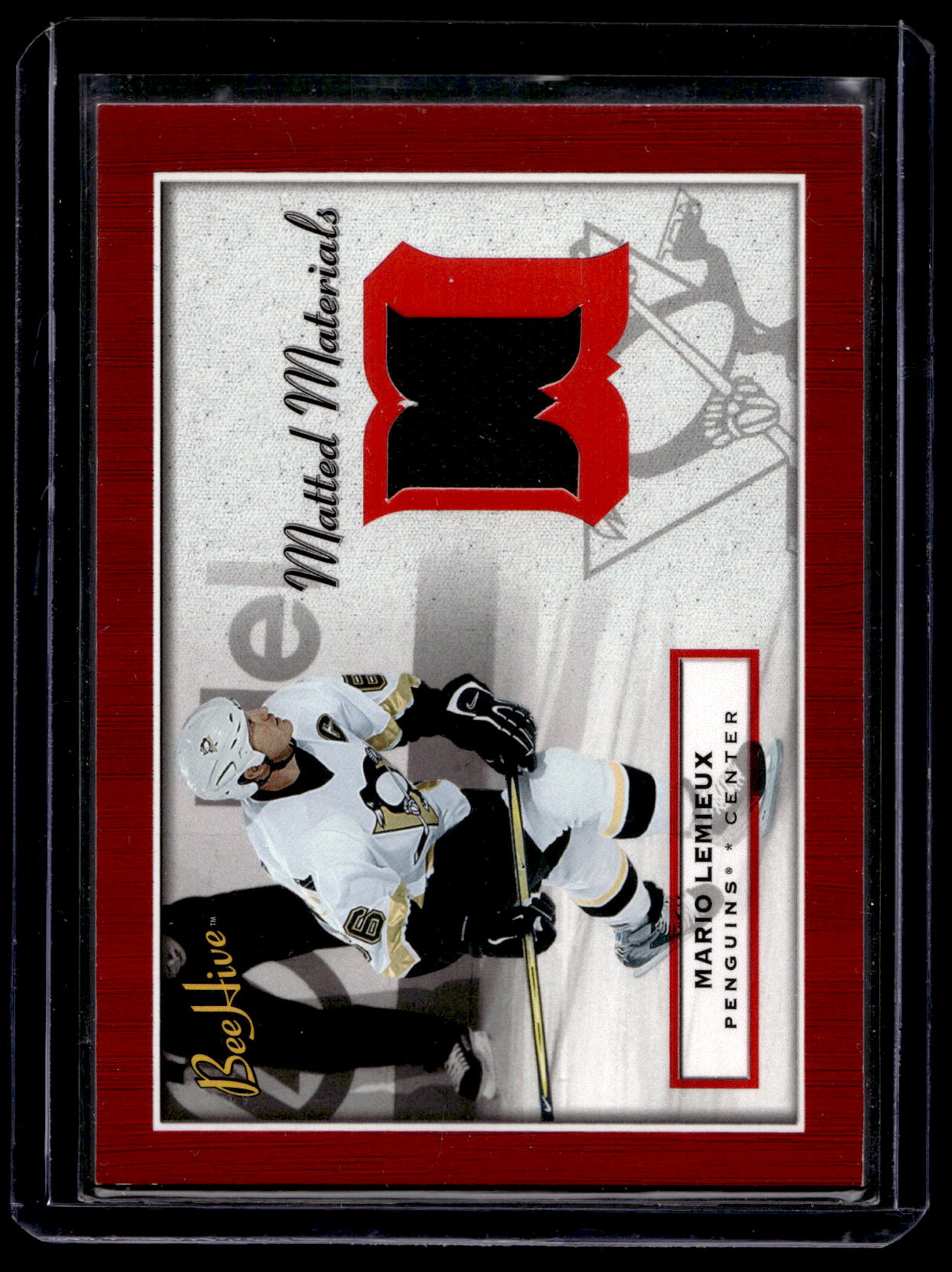 2005-06 Upper Deck Bee Hive - Matted Materials - Mario Lemieux #MM-ML