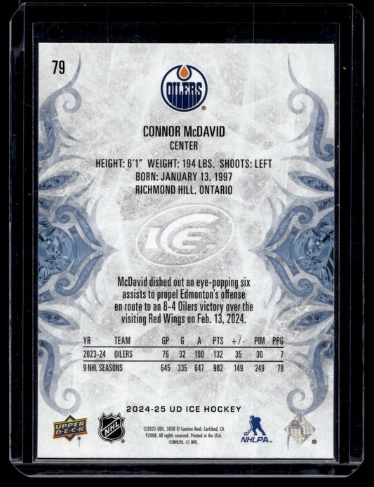 2024-25 Upper Deck Ice - Connor McDavid #79
