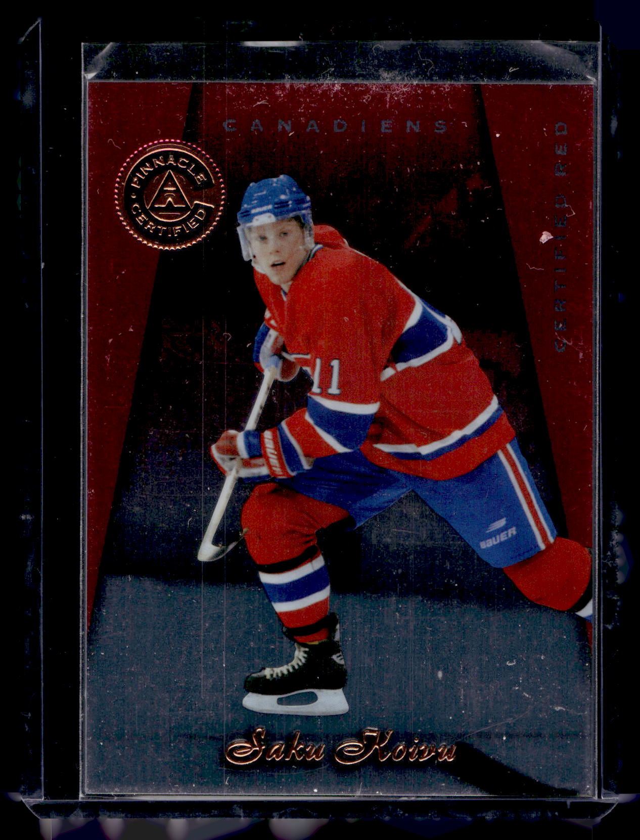 1997-98 Pinnacle Certified - Certified Red - Saku Koivu #44