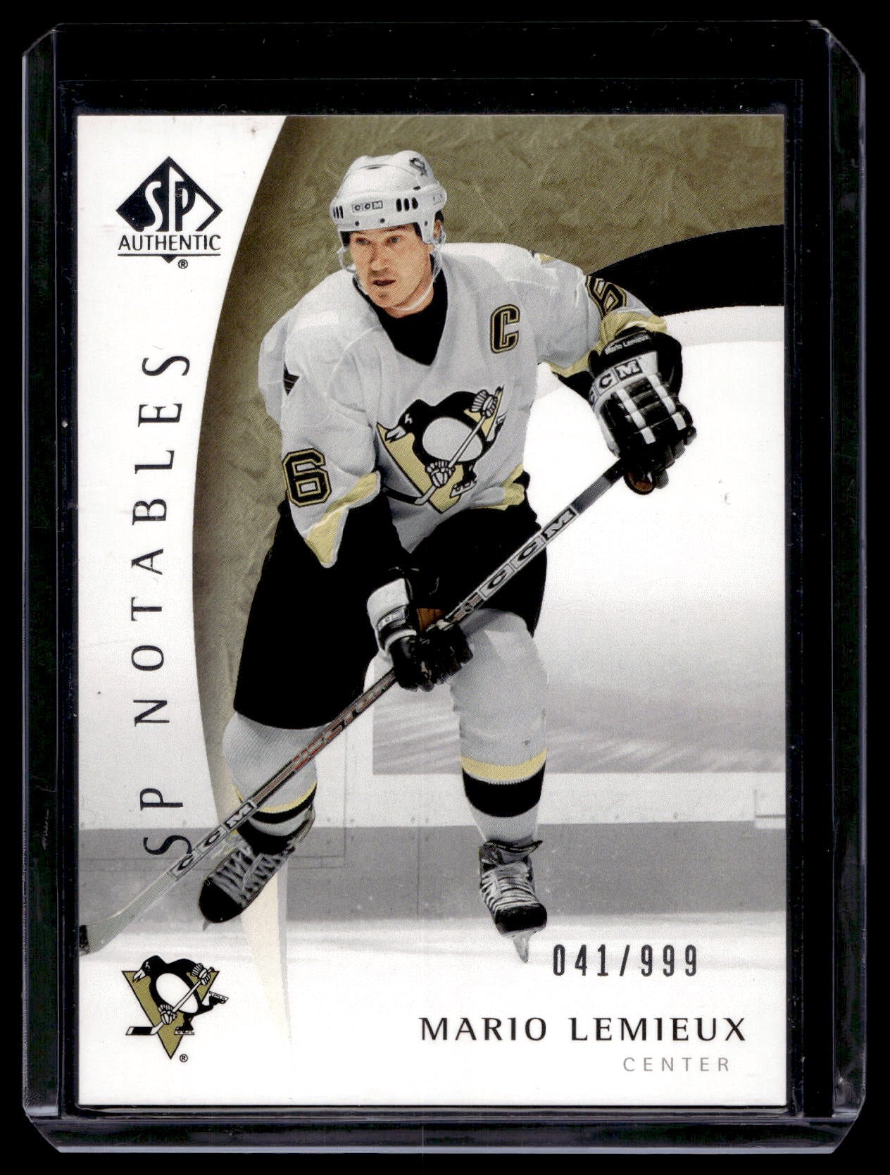 2005-06 Upper Deck SP Authentic - SP Notables - Mario Lemieux #101 /999