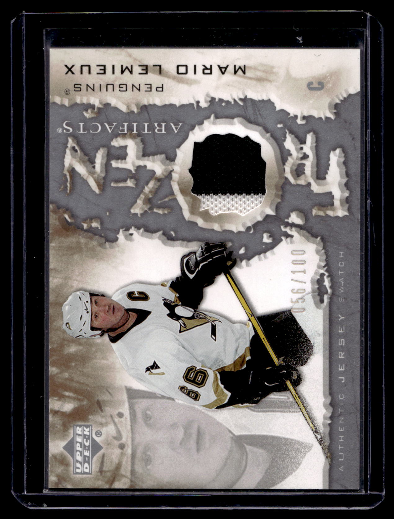 2007-08 Upper Deck Artifacts - Frozen Artifacts - Silver - Mario Lemieux #FA-ML /100