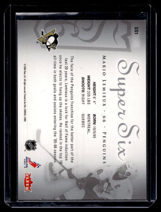 2005-06 Fleer Ultra - Super Six - Mario Lemieux #SS1