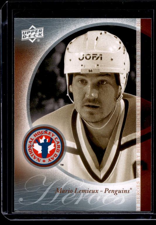 2010-11 Upper Deck - Card Shop Promotion National Hockey Card Day (Canada) - Mario Lemieux #HCD12