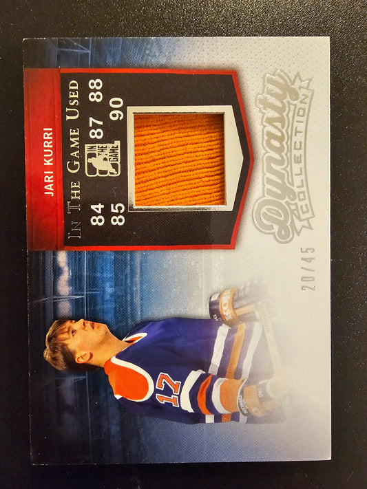 2014-15 In the Game Used - Dynasty Collection - Silver - Jari Kurri #DC-JK1 /45