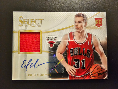 2013-14 Panini Select - Rookie Jersey Autograph - Erik Murphy #4  RY