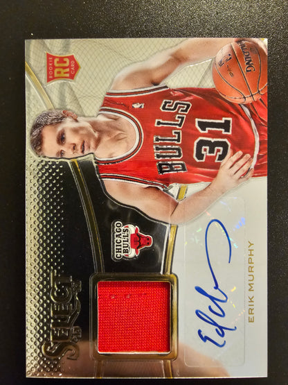 2013-14 Panini Select - Rookie Jersey Autograph - Erik Murphy #4  RY