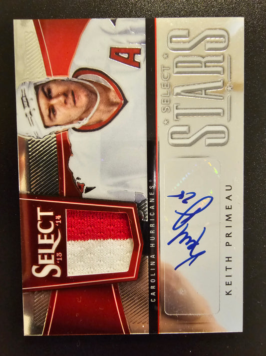 2013-14 Panini Select - Select Stars Jersey Autographs - Prime - Keith Primeau #ST-KP /15
