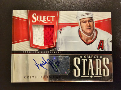 2013-14 Panini Select - Select Stars Jersey Autographs - Prime - Keith Primeau #ST-KP /15