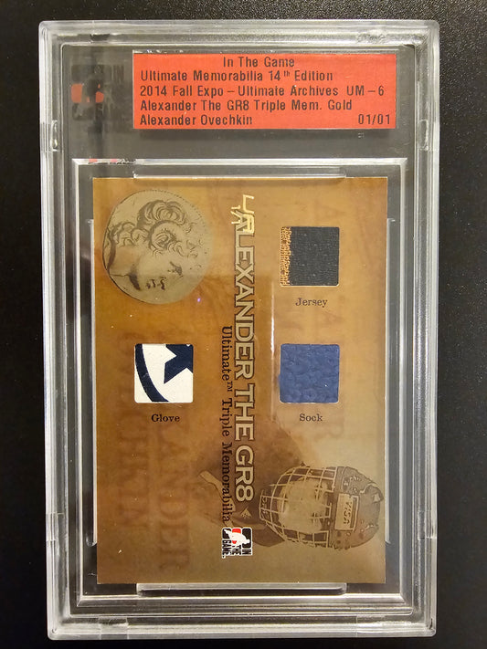 2014 In The Game Ultimate Memorabilia 14th edition Fall Expo Ultimate Archives Alexander Ovechkin UM-6 1of1