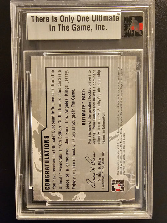 2010-11 In the Game Be A Player Ultimate Memorabilia 10th Edition European Influence Silver /24