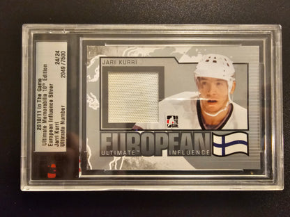2010-11 In the Game Be A Player Ultimate Memorabilia 10th Edition European Influence Silver /24