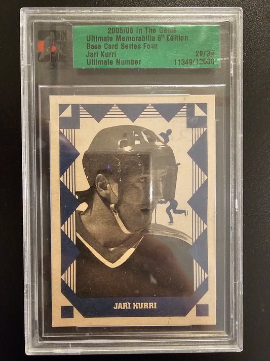 2005-06 In the Game Be A Player Ultimate Memorabilia 6th Edition - Base Card Series Four Jari Kurri /30