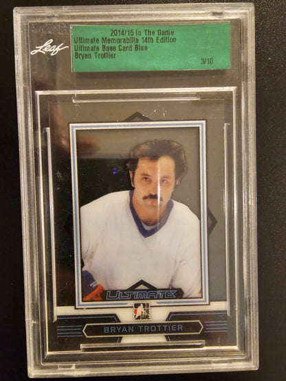2014-15 In the Game Be A Player Ultimate Memorabilia 14th Edition - Ultimate Base Card Blue Bryan Trottier /10