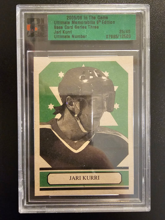 2005-06 In the Game Be A Player Ultimate Memorabilia 6th Edition - Base Card Series Three Jari Kurri /40