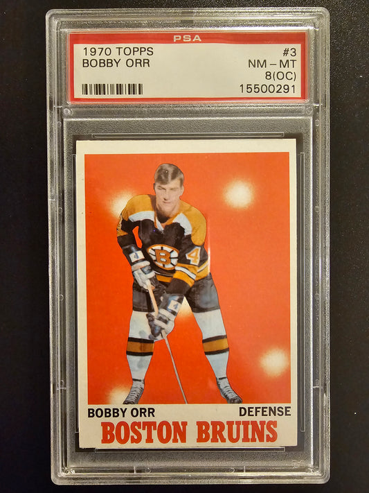 1970-71 Topps Bobby Orr #3 PSA 8 (OC)