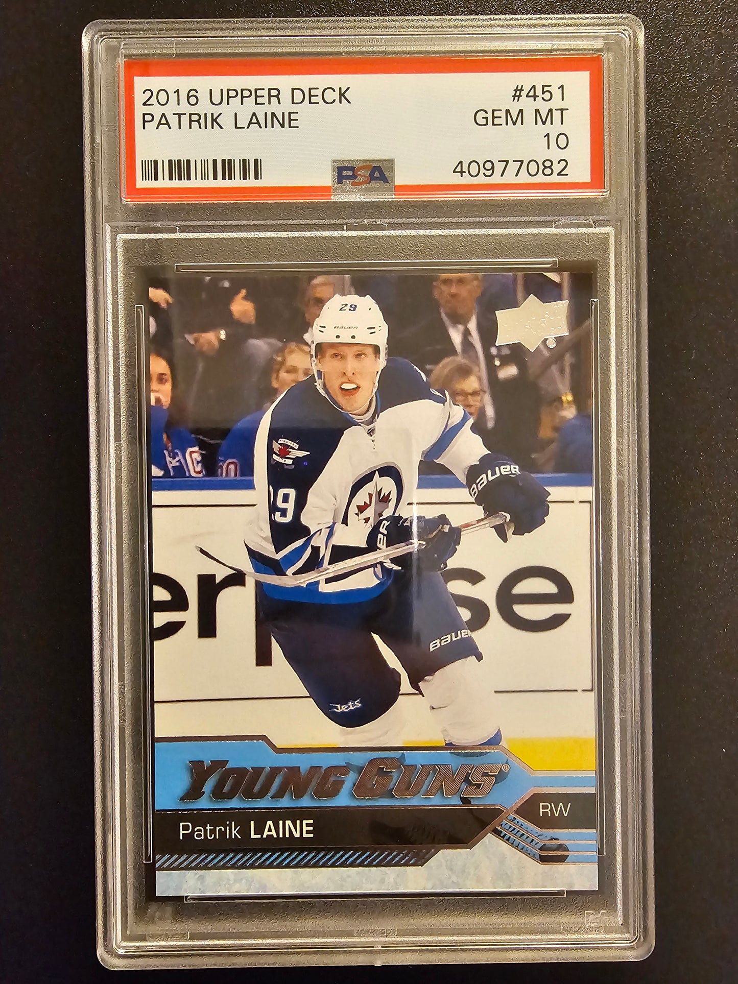 2016-17 Upper Deck - Patrik Laine #451 PSA 10 RC