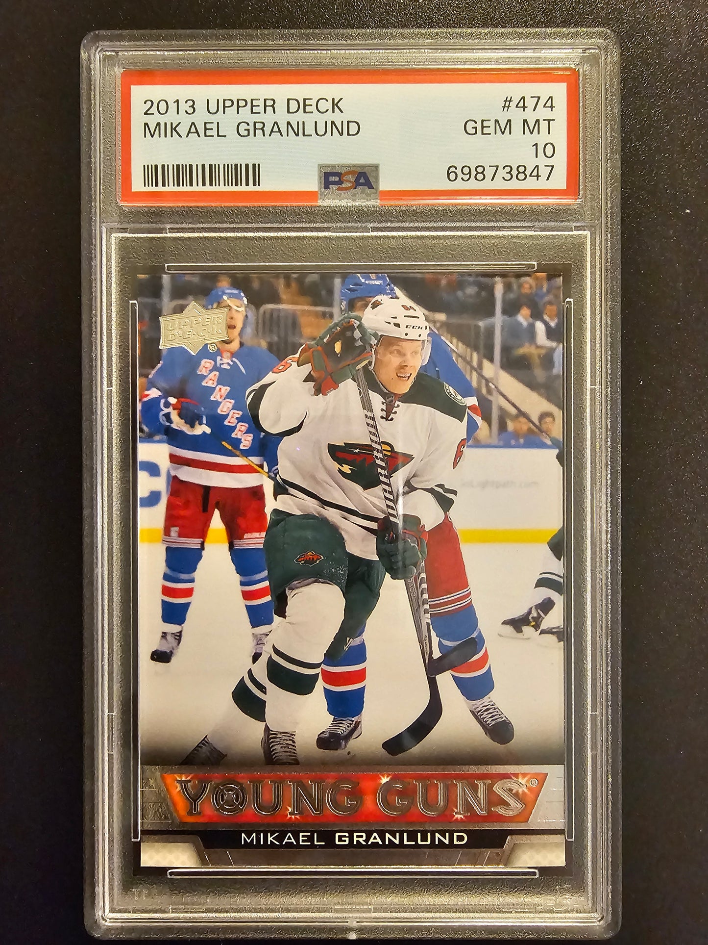 2013-14 Upper Deck - Young Guns - Mikael Granlund #474 PSA 10 RC