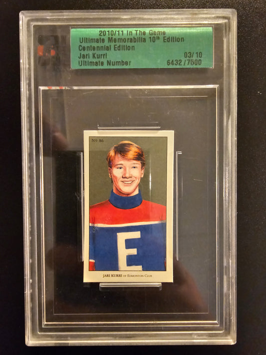 2010-11 In the Game Be A Player Ultimate Memorabilia 10th Edition - Centennial Edition Jari Kurri /10